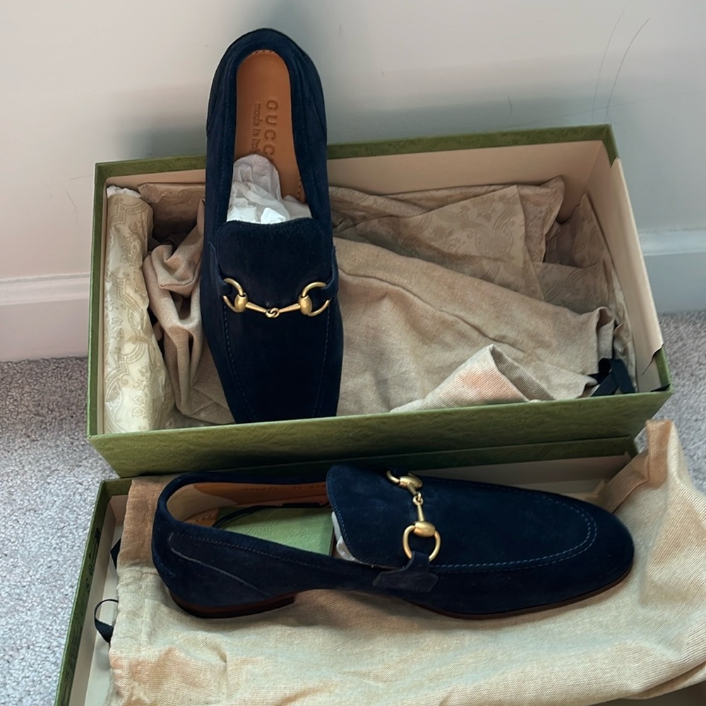 Gucci Men’s Jordan Moc Suede Loafer